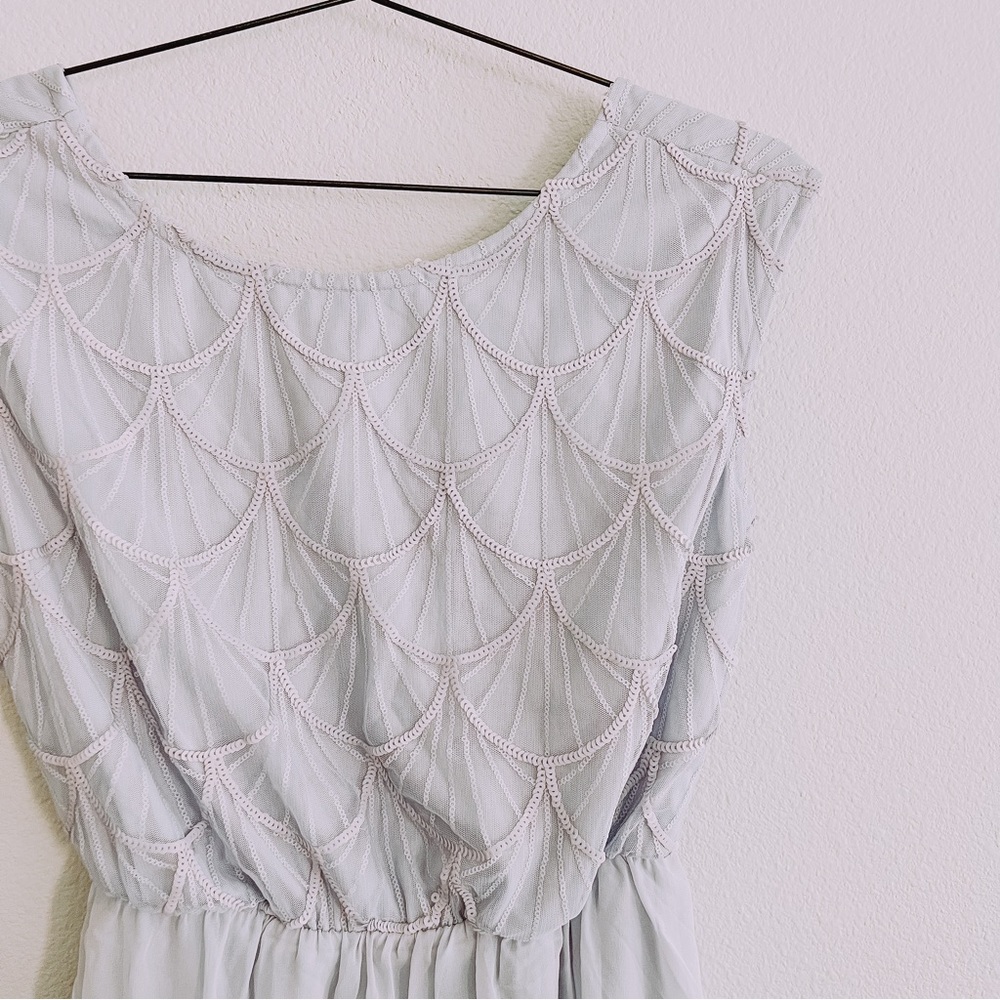 Asos Curve Lilac Curve Monotone Sequin Formal Dre… - image 1